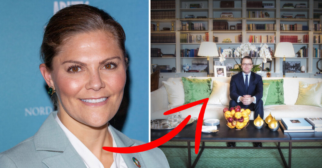 nya bilder från victorias och daniels vardagsrum på haga