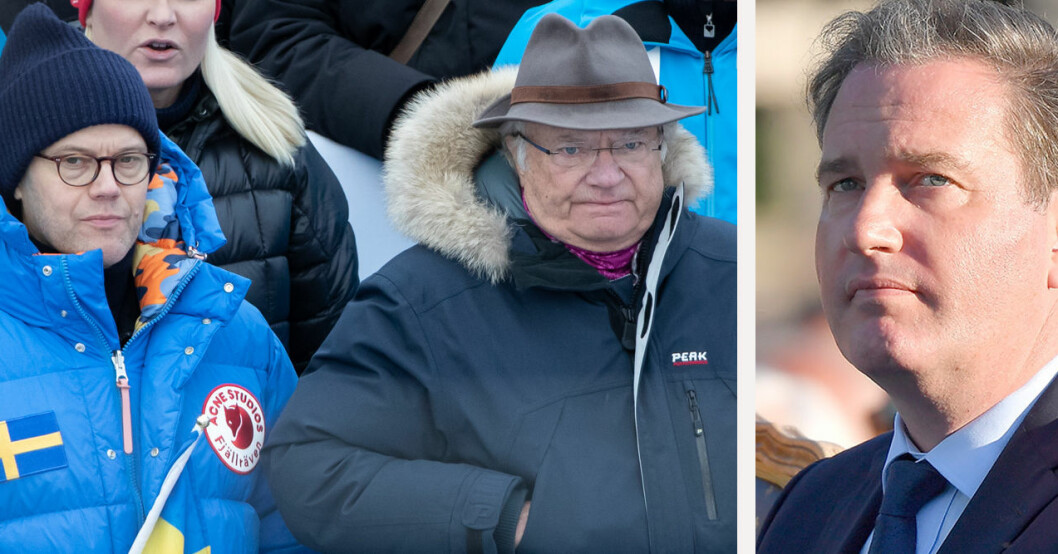 Är Chris lite utanför jämfört med prins Daniel? Prins Daniel och kungen och Chris O'Neill
