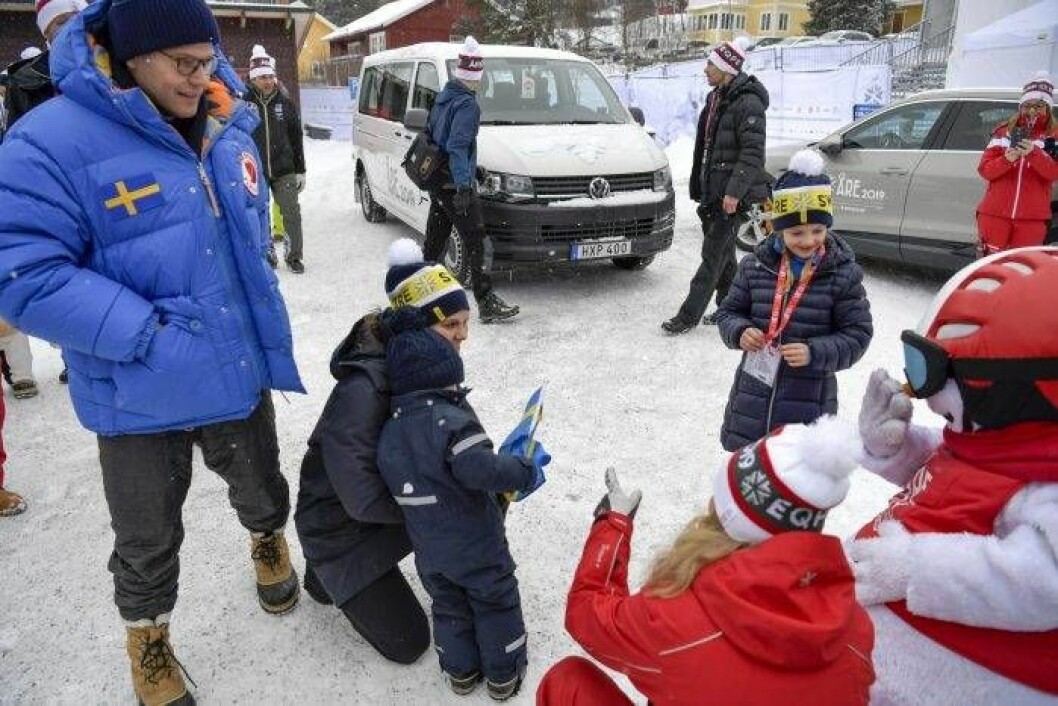 Daniel i varma vinterskor från Sorel. Daniel