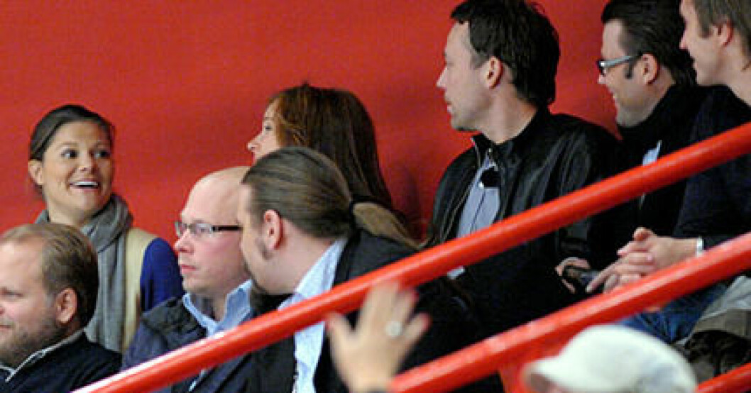 daniel westling, kronprinsessan victoria hockey