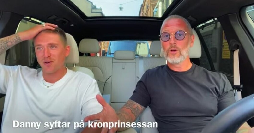 Danny Saucedo har inte fått något svar av kronprinsessan... Danny Saucedo och Martin Björk