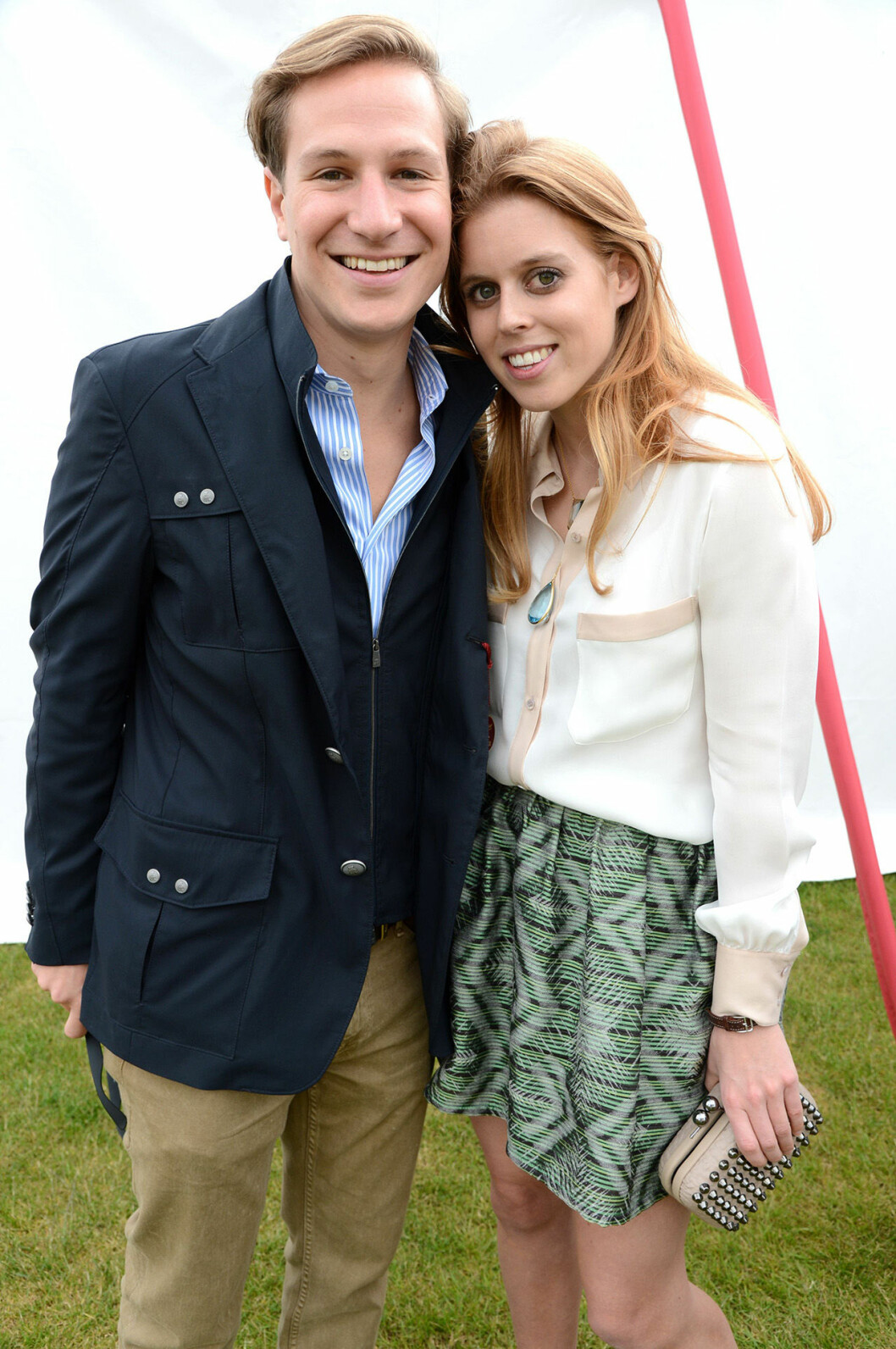Dave Clark och prinsessan Beatrice. Dave Clark och prinsessan Beatrice.