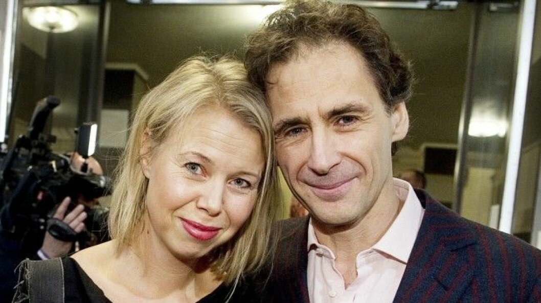 David Lagercrantz med hustrun Anne Lagercrantz. Foto: IBL