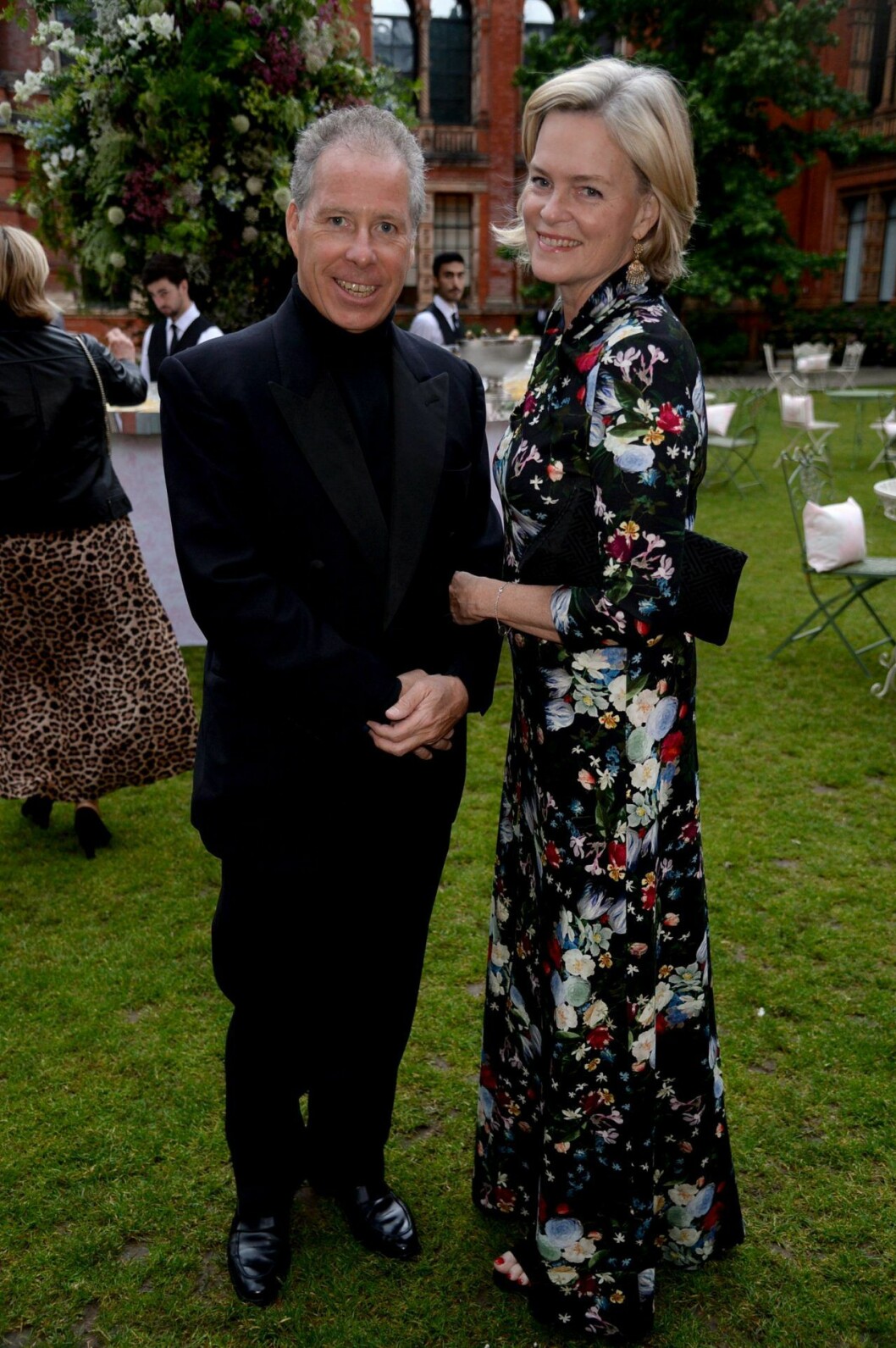 David Linley och Serena Armstrong-Jones på V&A Summer Party, Victoria and Albert Museum, London, den 19 juni 2019. David och Serena
