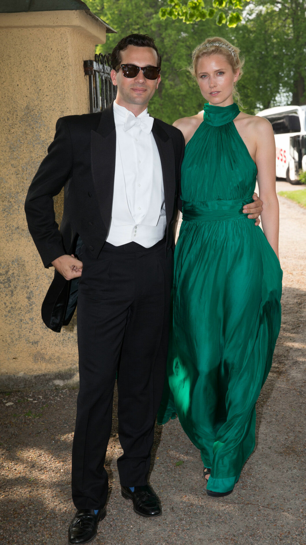 Affärsmannen Alexander de Caravalho och fästmön Stéphanie von und zu Eltz, kirurg och bosatta i London.