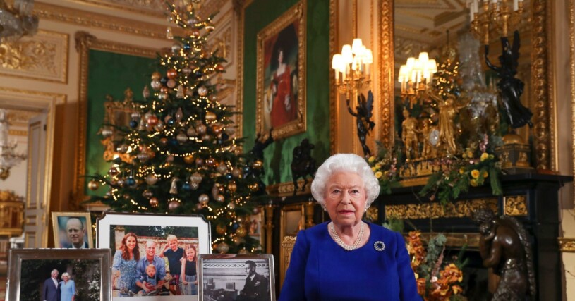 Den här bilden blev för mycket för Harry och Meghan. Fotot på dem var bortplockat.