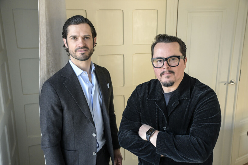 Design-duon Bernadotte och Kylberg! Prins Carl Philip och Oscar Kylberg som driver designbolaget Bernadotte & Kylberg