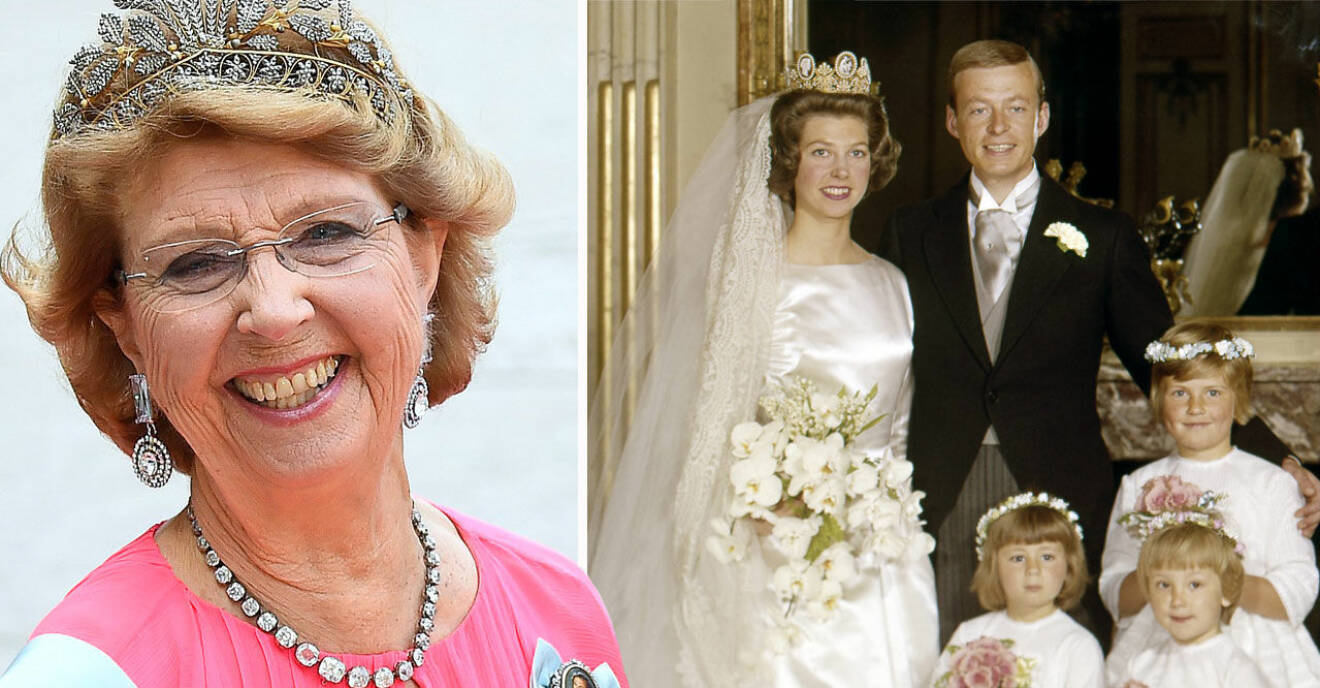 Prinsessan Désirée nu och då. Bröllopet stod 1964.