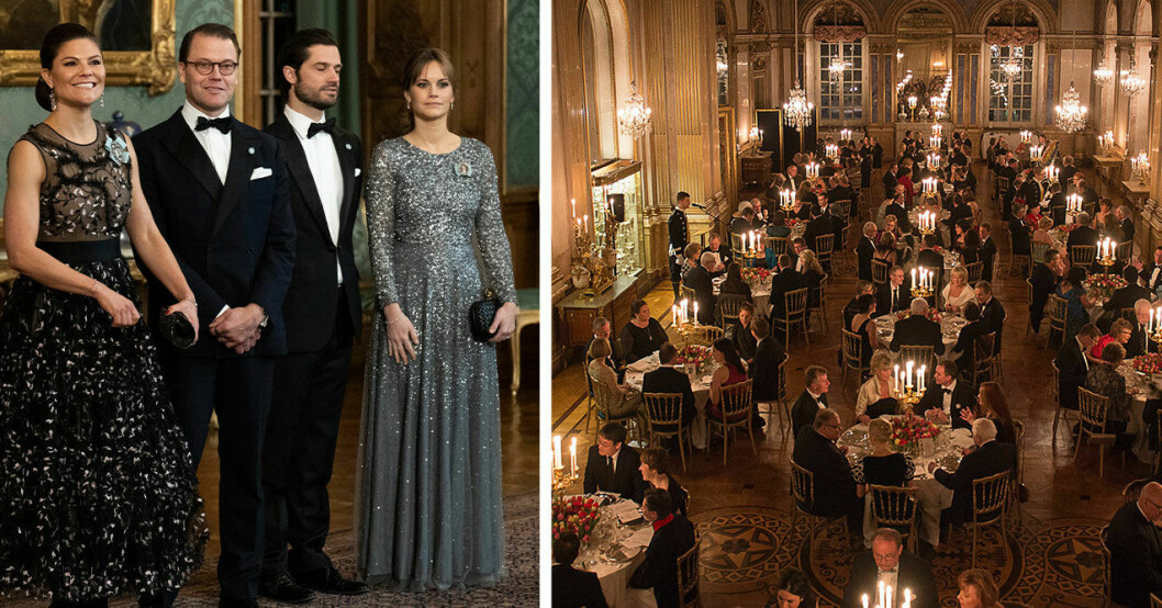 Gästerna avslöjar detaljerna från kvällen på slottet: "Vi stötte på Sofia"