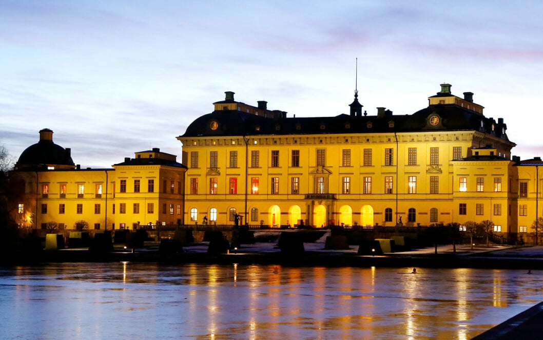 Snart jul på Drottningholm. Drottningholms slott.