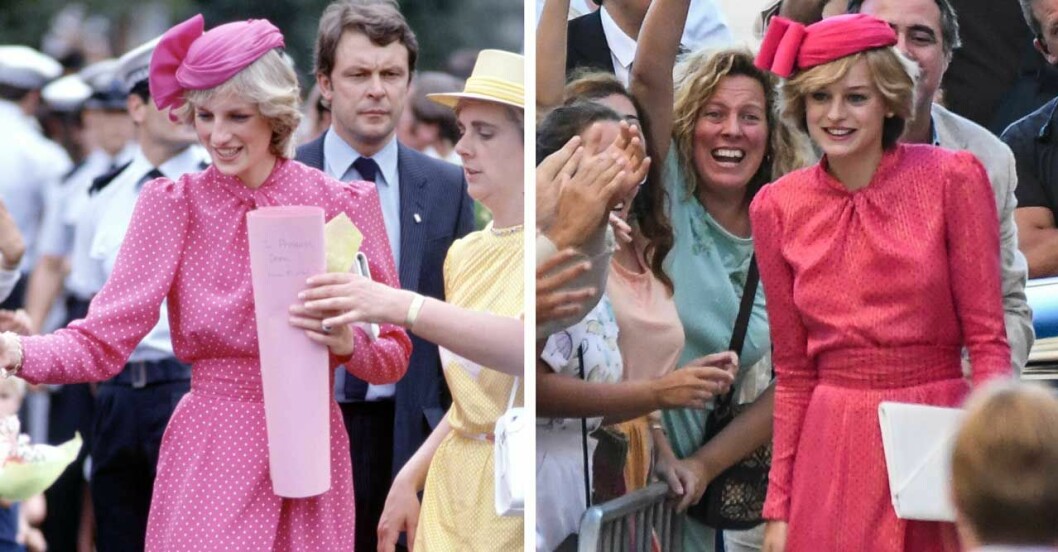 Emma Corrin spelar Diana i den fjärde säsongen av Netflix hyllade serie om det brittiska kungahuset, <em>The Crown</em>. Diana och Emma Corrin