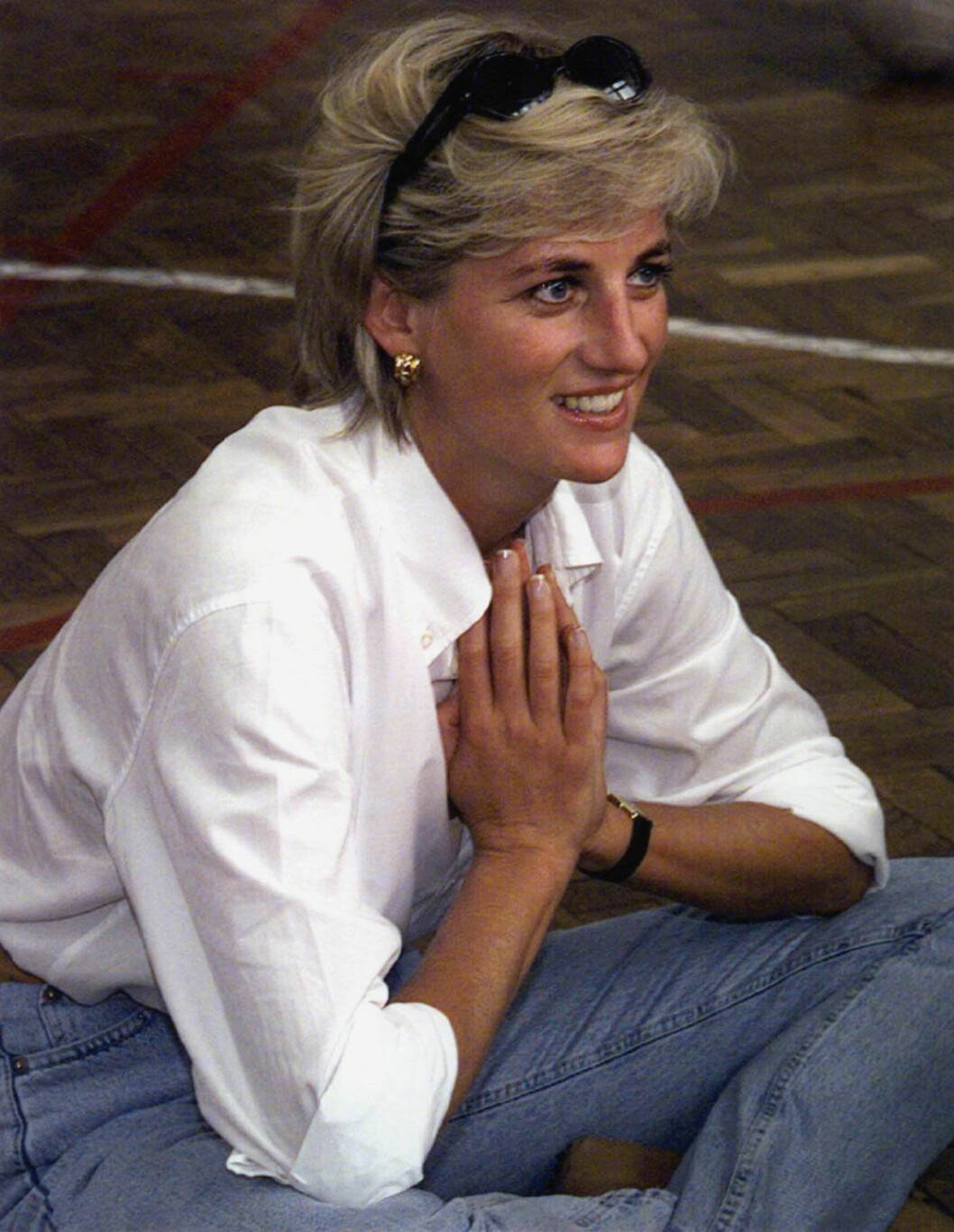 Diana bär klocka