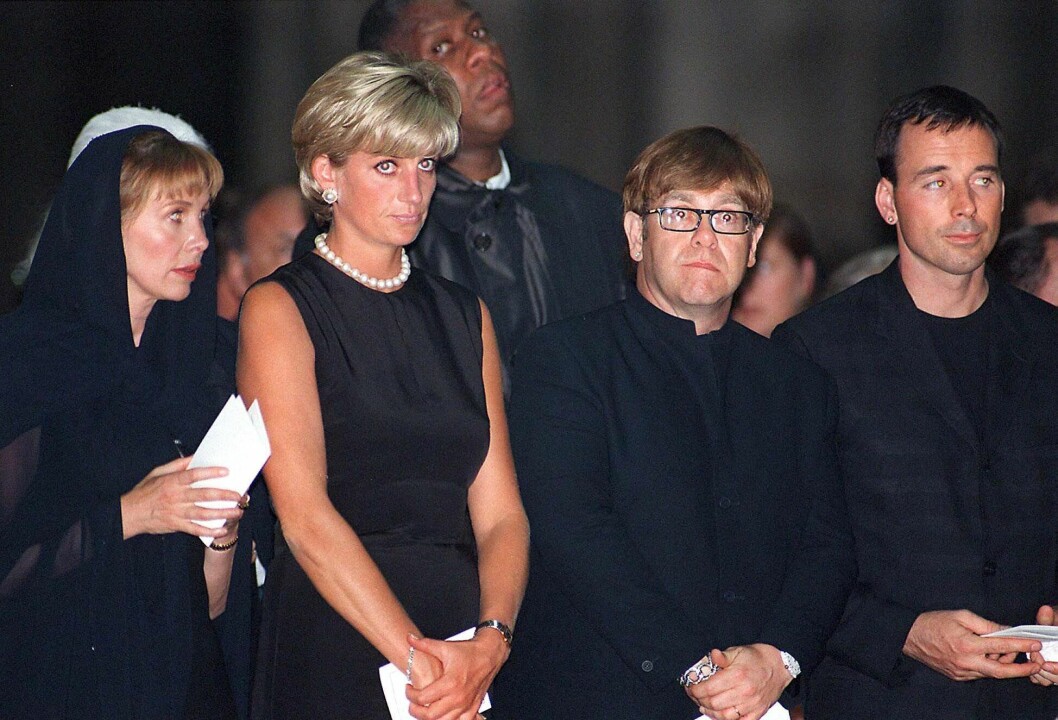 Prinsessan Diana och Elton John