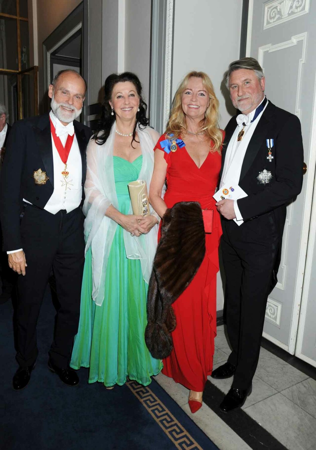 Djursholms Golfklubbs Magnus Birke och Cecilia Sterner Birke med Elisabeth och Lars Norman, ägere till Salnecke slott. Djursholms Golfklubbs Magnus Birke och Cecilia Sterner Birke med Elisabeth och Lars Norman, ägere till Salnecke slott.