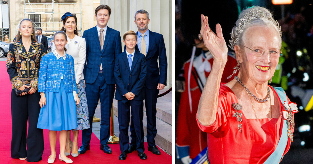 Danska prinsessan plötsligt borta – försvann under Margrethes stora firande