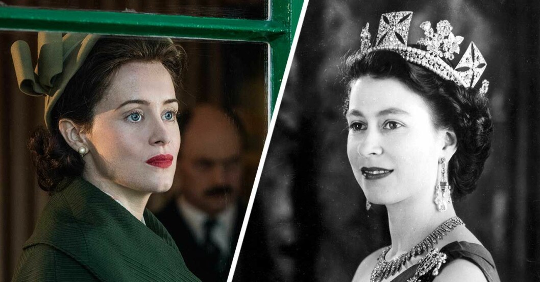 Claire Foy i The Crown som Drottning Elizabeth II. Claire Foy i The Crown som Drottning Elizabeth II.