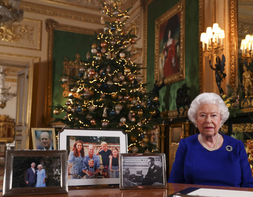Drottning Elizabeths ensamjul, på tu man hand med prins Philip. Drottning Elizabeth Julfirandet