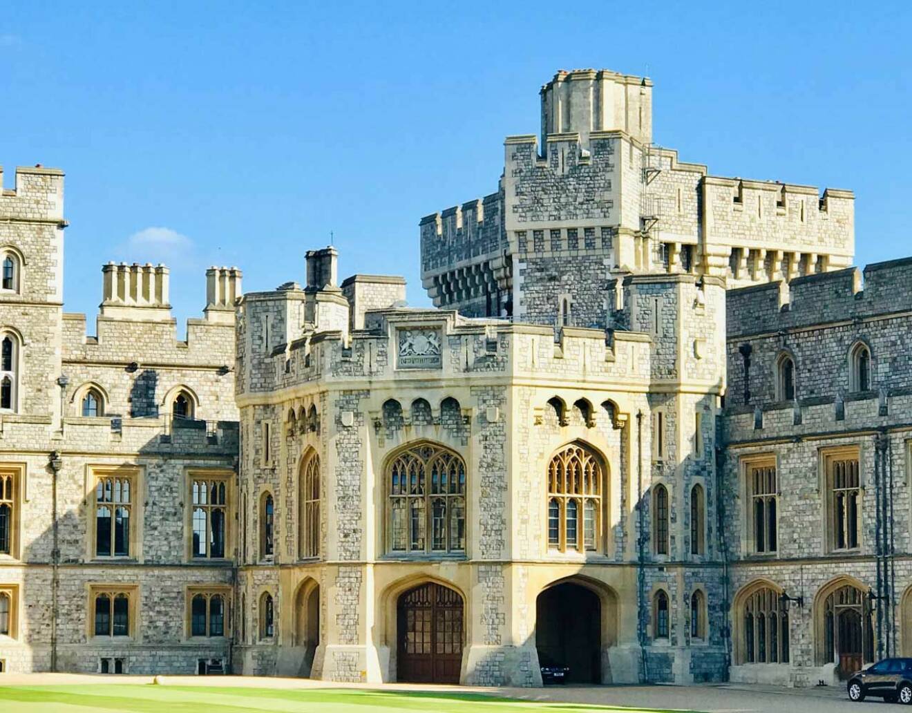 Här ligger den - drottning Elizabeths privata våning på Windsor Castle.