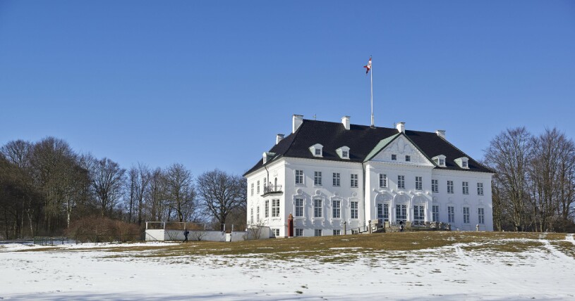 Drottning Margrethe har firat jul på Marselisborg slott.