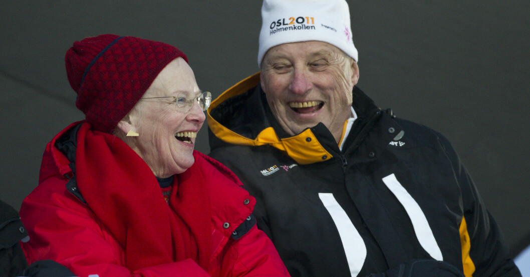 Margrethe och Harald känner varandra väl och har samma slags humor. Drottning Margrethe och kung Harald