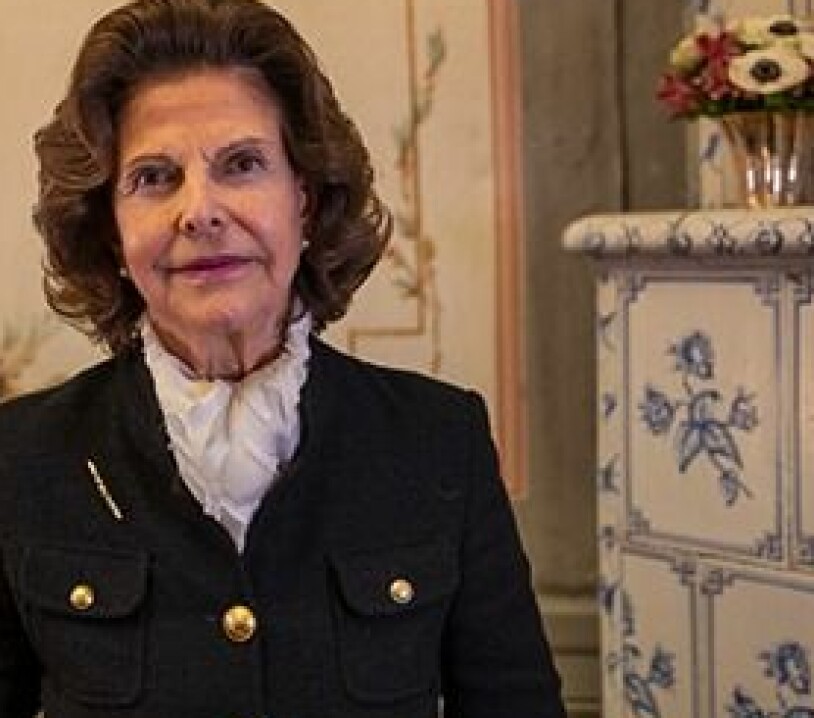 Drottning Silvia, redo inför sitt viktiga tal. Drottning Silvia Håller tal om demens Alzheimer