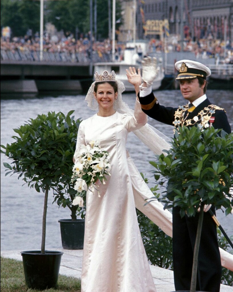 drottning silvia kung carl gustaf bröllop 1976