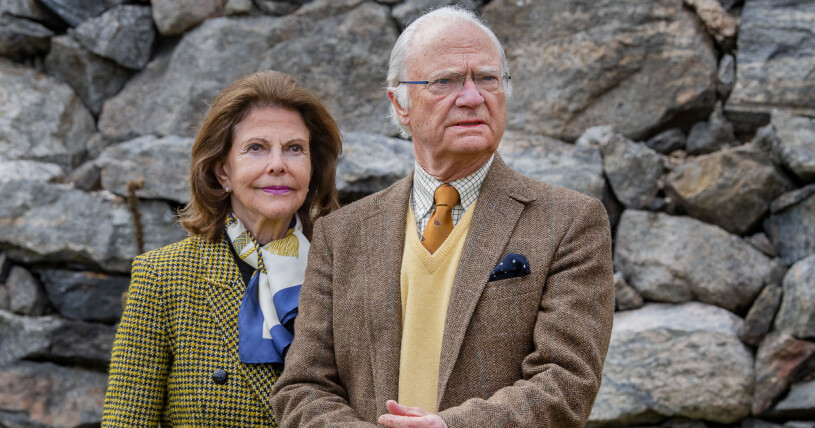 Drottning Silvia och kung Carl gustaf vid älskade Stenhammar. Drottning Silvia och kung Carl Gustaf