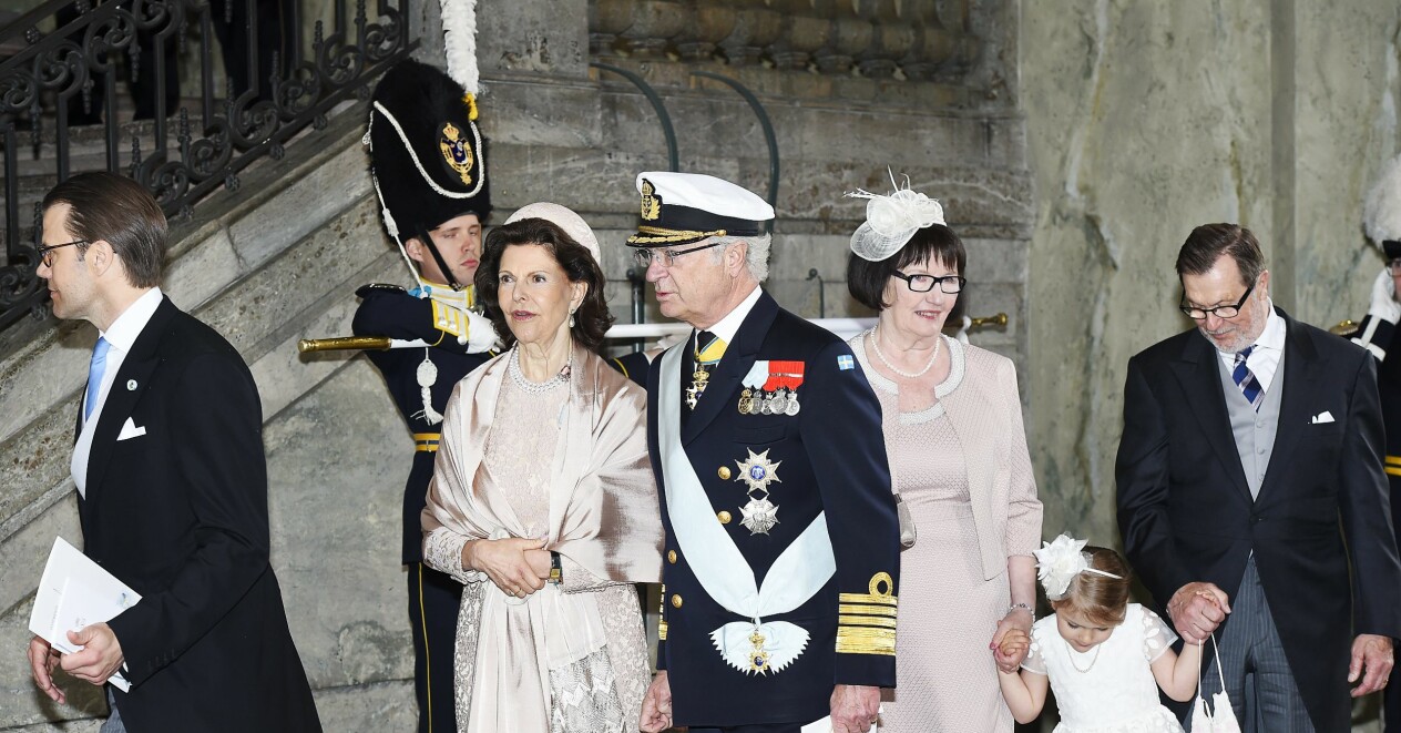 Drottning Silvia och kungen