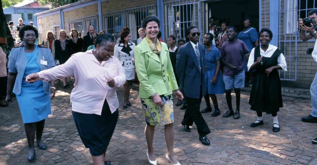 Silvia i Johannesburg, 1997. Drottning Silvia i Sydafrika.