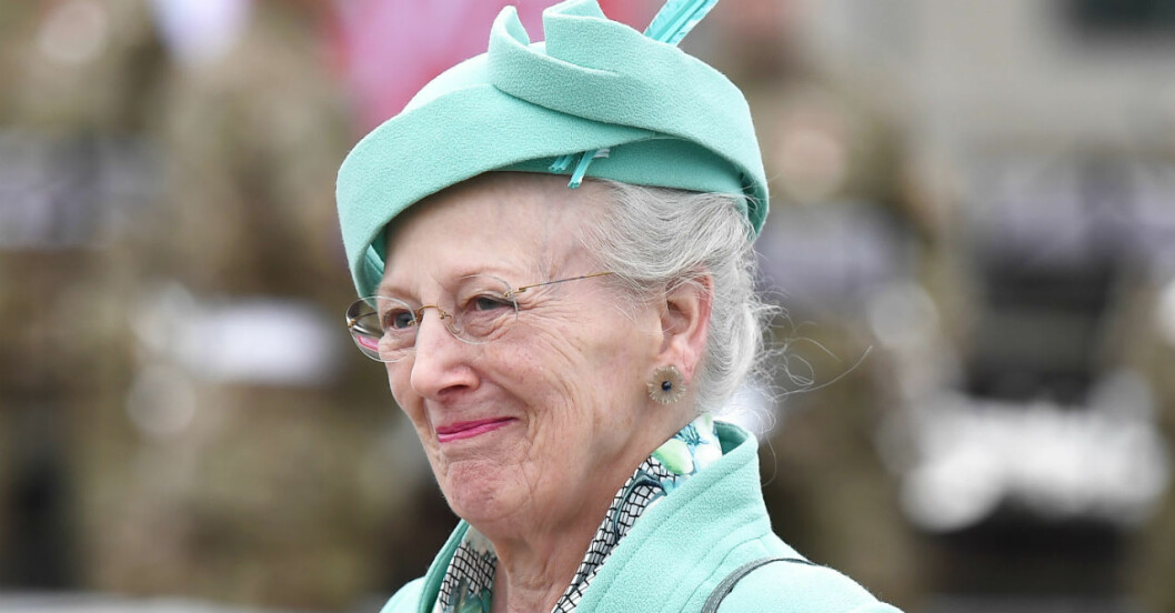 Drottning Margrethe, stolt ”farmor”. Drottning Margrethe.