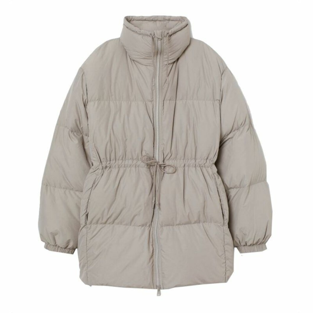 Grå dunjacka från H&M