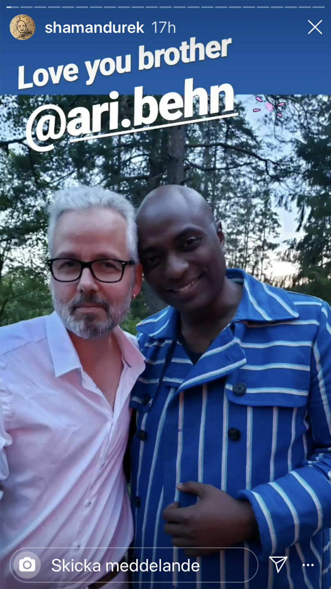 Ari Behn och Shaman Durek