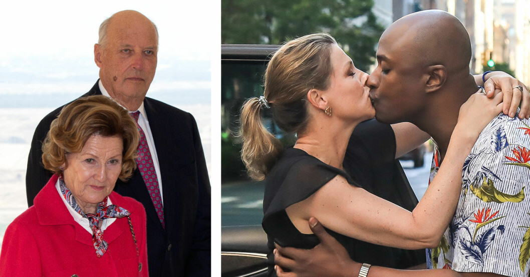 Kung Harald har accepterat Durek som en del av familjen. Kung Harald och prinsessan Märtha Louise och Durek