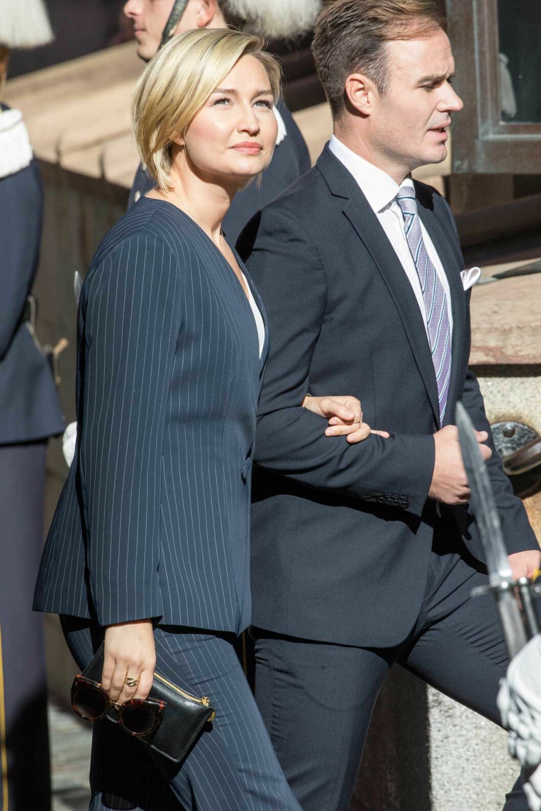 – Det är med sorg som vi är vid den här punkten, säger Ebba Busch Thor om skilsmässan. Ebba och Niklas Busch Thor på Riksmötets öppnande 2018.