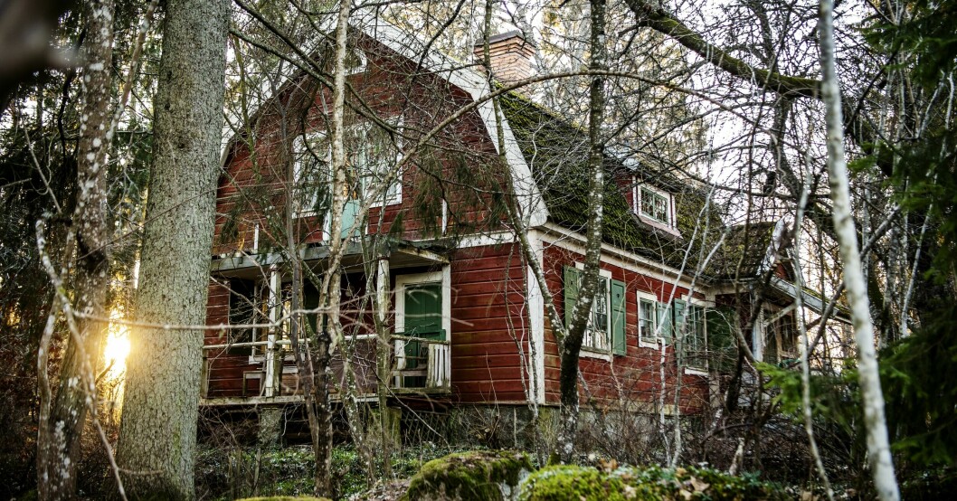 Det omskrivna huset som Ebba Busch nyligen har köpt.
