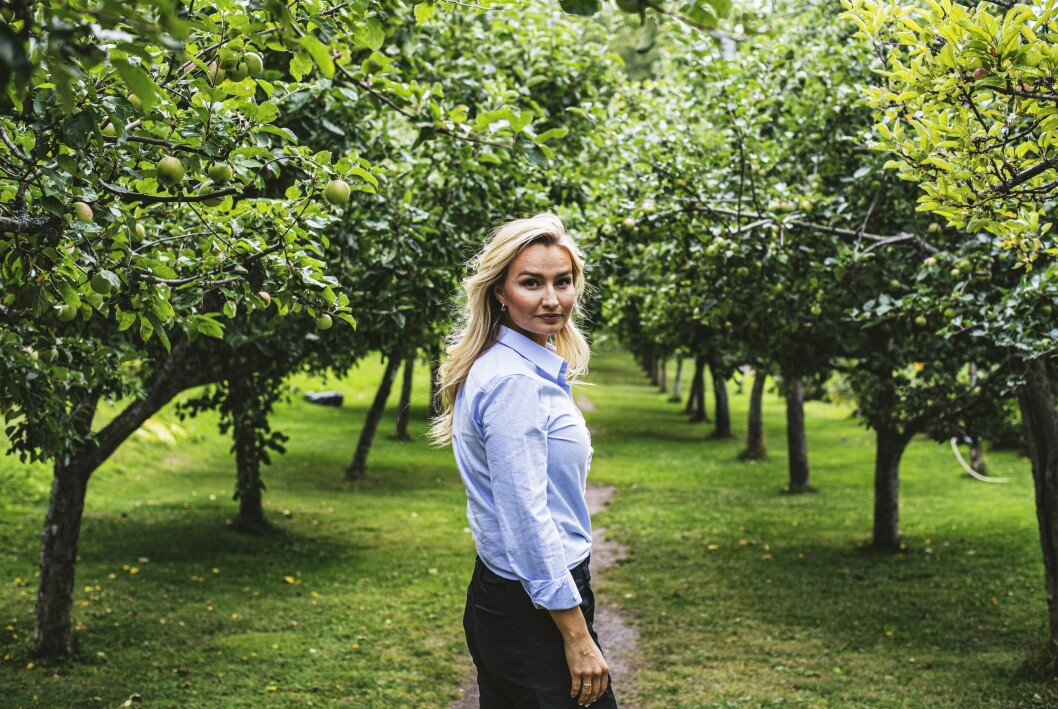 Trädgårdsintresset väcktes tack vare mamma Helena. Kristdemokraternas partiledare Ebba Busch