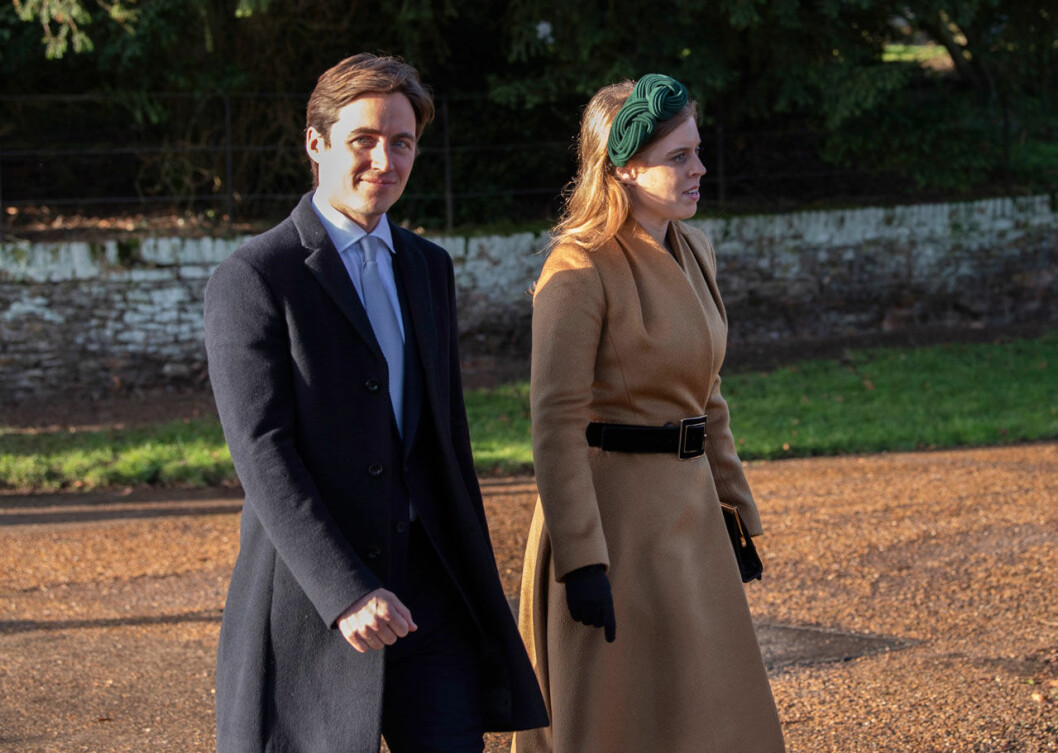 Deppigt läge för Beatrice och Edoardo. Prinsessan Beatrice och Edoardo Mapelli Mozzi.