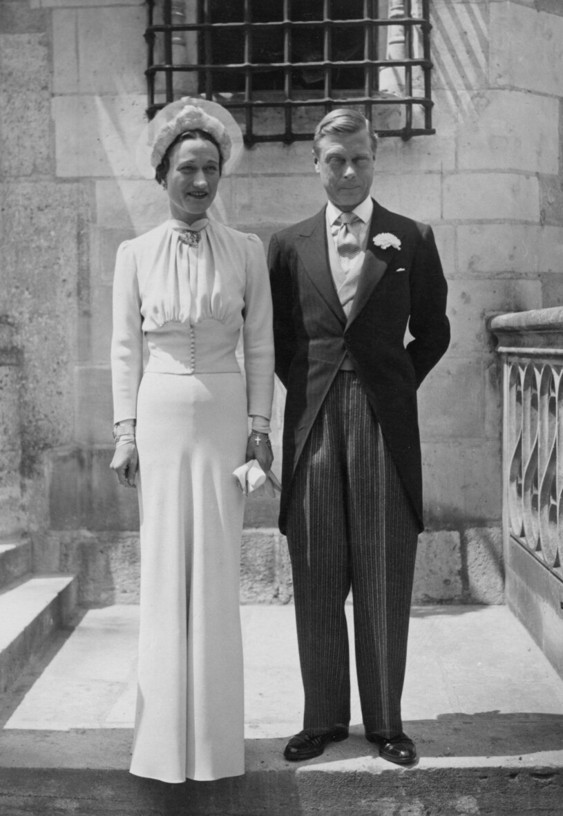 Drottningens farbror Edvard VIII och hans Wallis Simpson.
