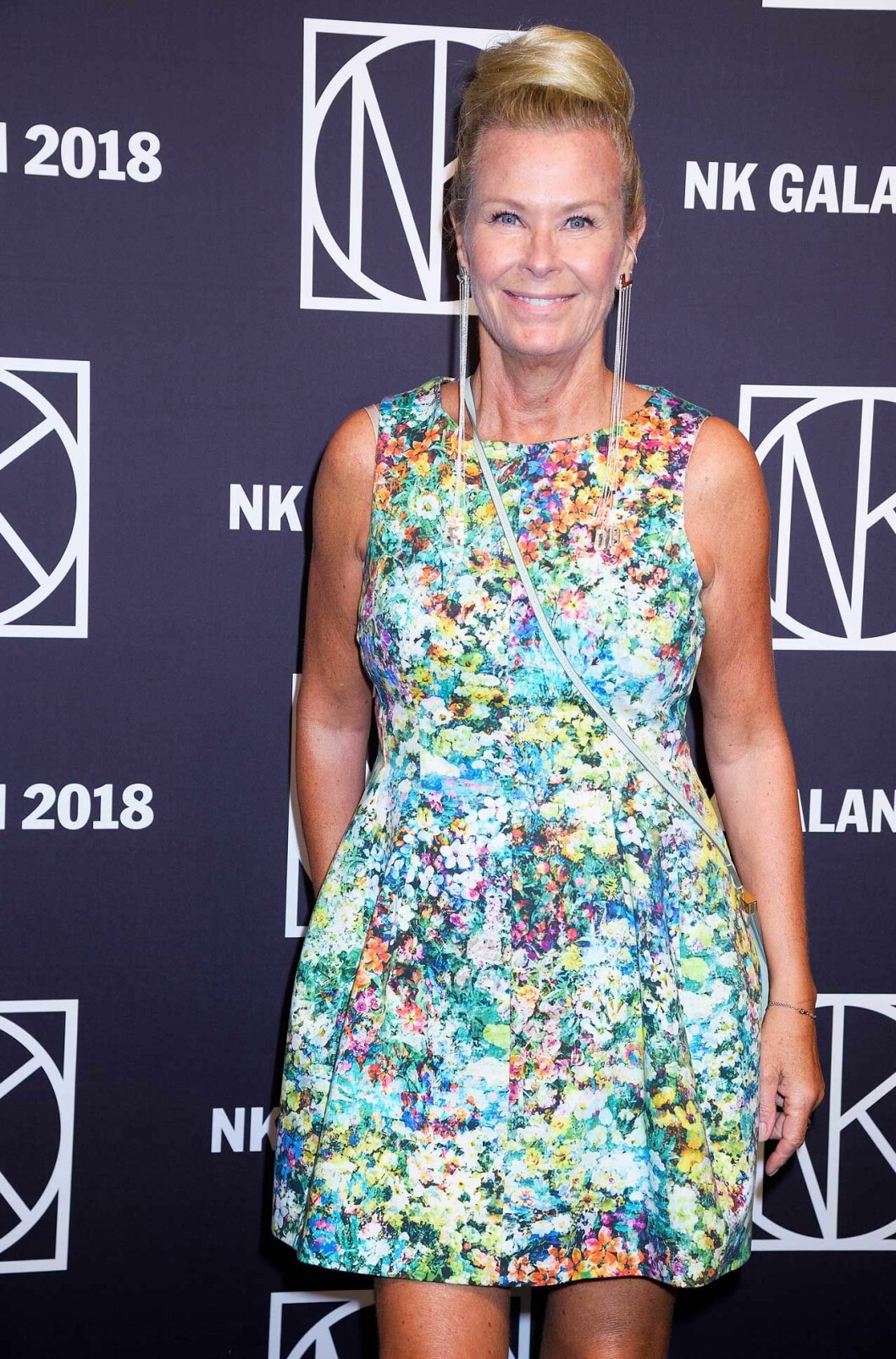 Efva Attling på NK-galan 2018. Efva Attling på NK-galan
