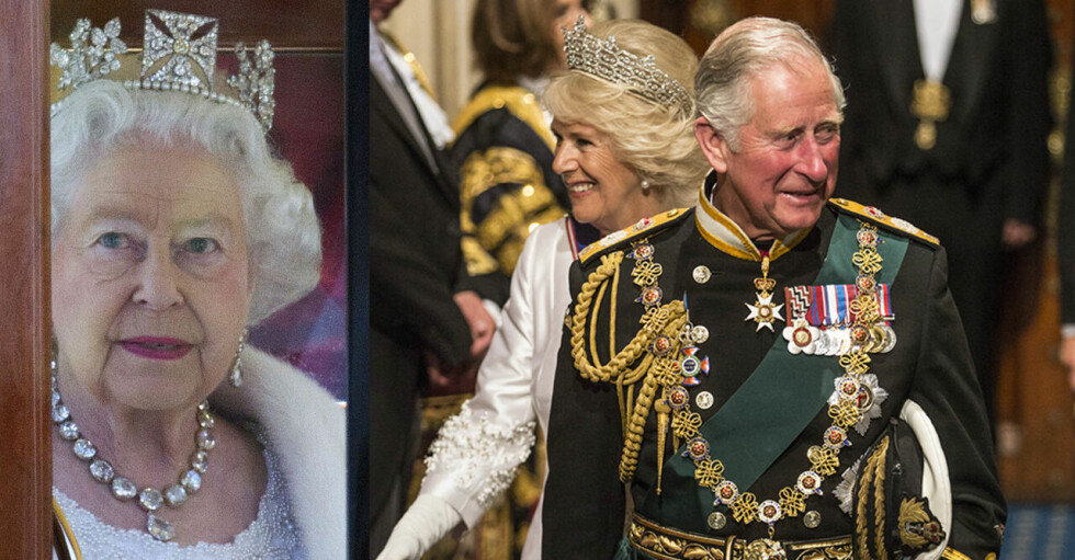 Drottning Elizabeth Prins Charles och Camilla