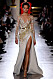 Drottningens Elie Saab-klänning - som den såg ut när den visades på catwalken.