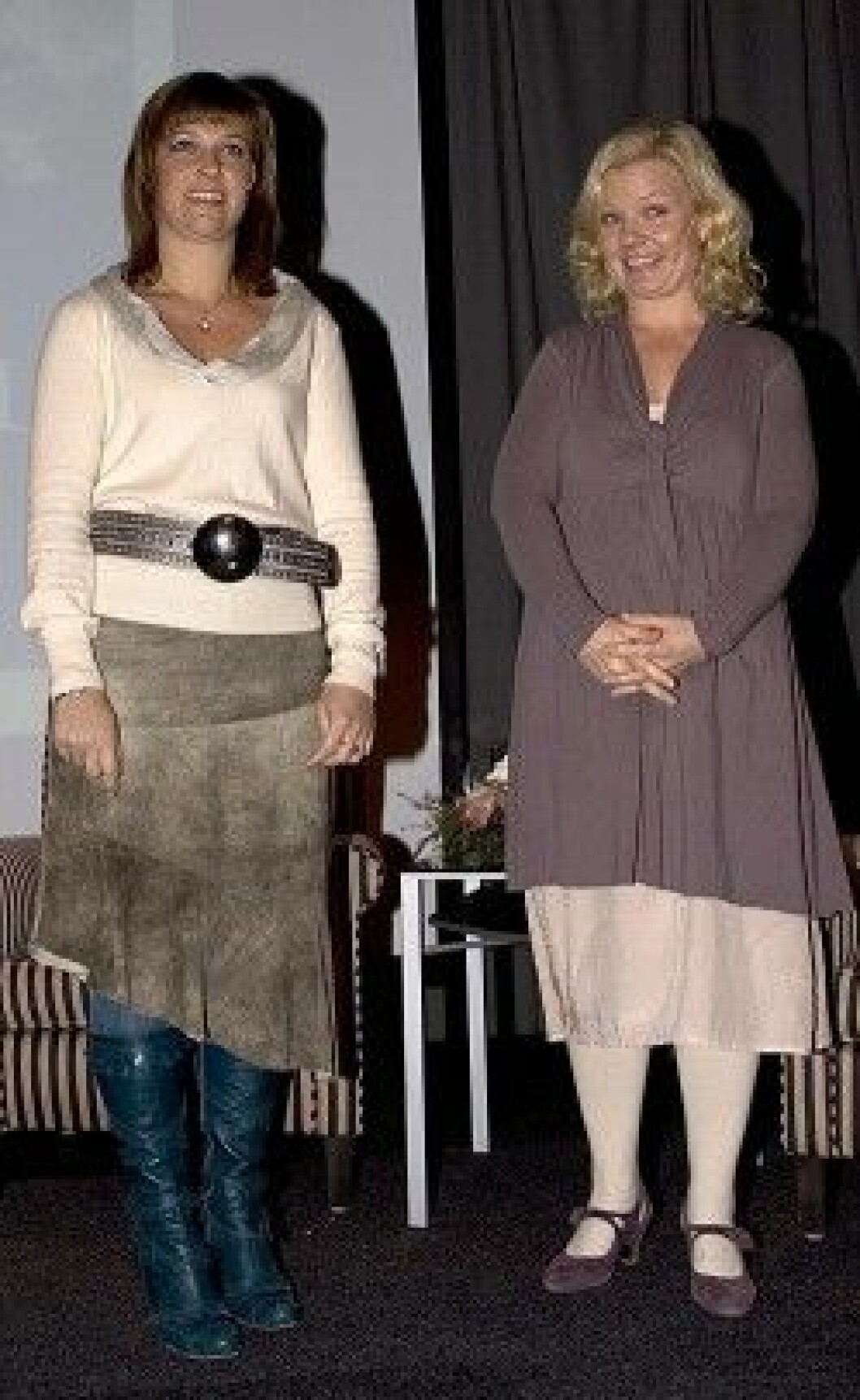 Prinsessan Märtha Louise med sin författarkollega och vän Elisabeth Samnøy. Prinsessan Märtha Louise med sin författarkollega och vän Elisabeth Samnøy.