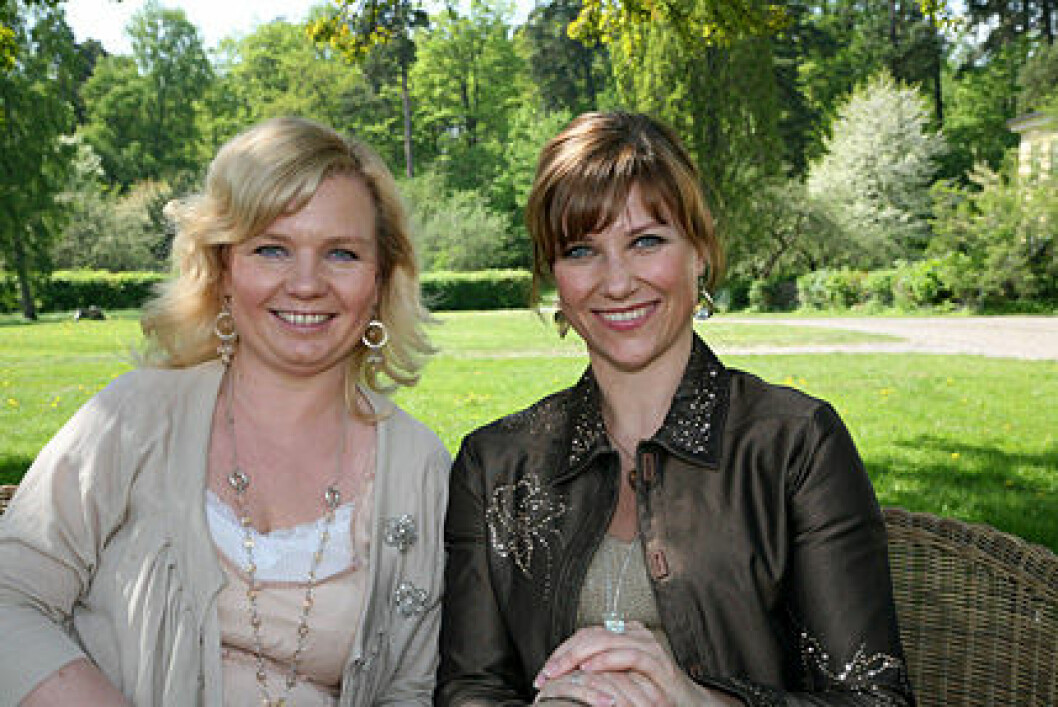 Elisabeth Samnøy och prinsessan Märtha Louise. Elisabeth Samnøy och prinsessan Märtha Louise.