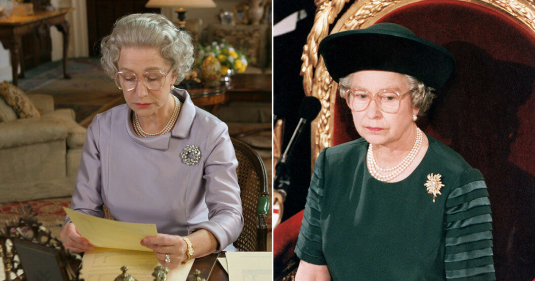 Helen Mirren som drottning Elizabeth. Helen Mirren som drottning Elizabeth.