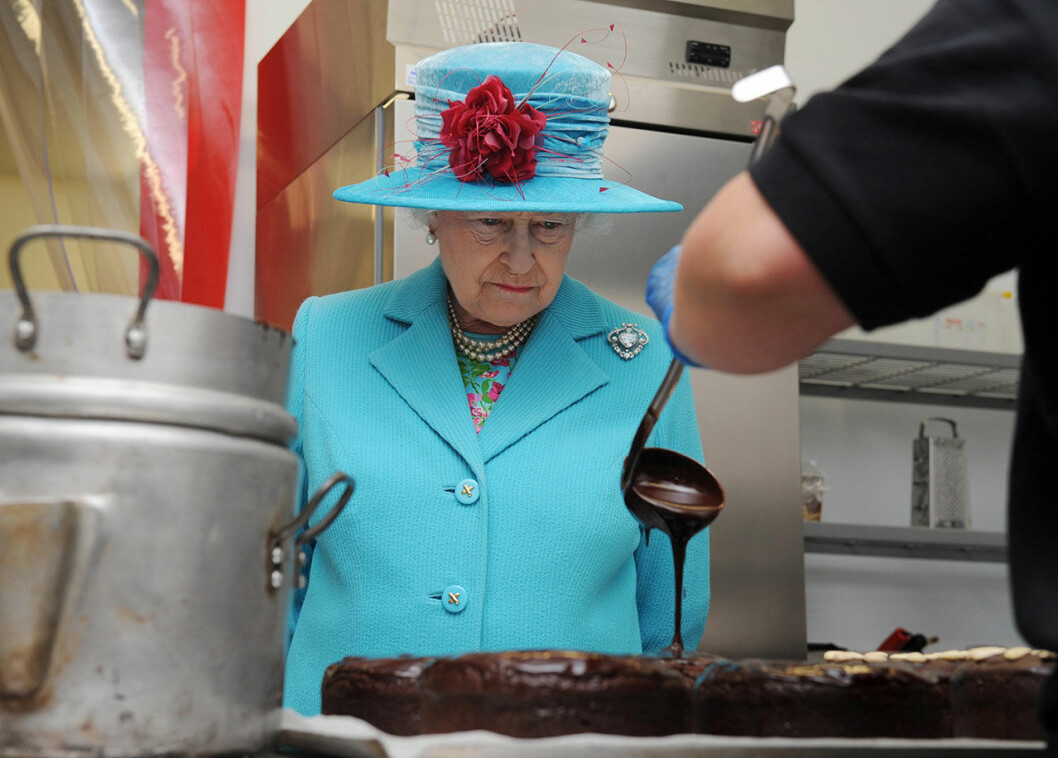 Drottning Elizabeth älskar choklad! Choklad gillar drottning Elizabeth