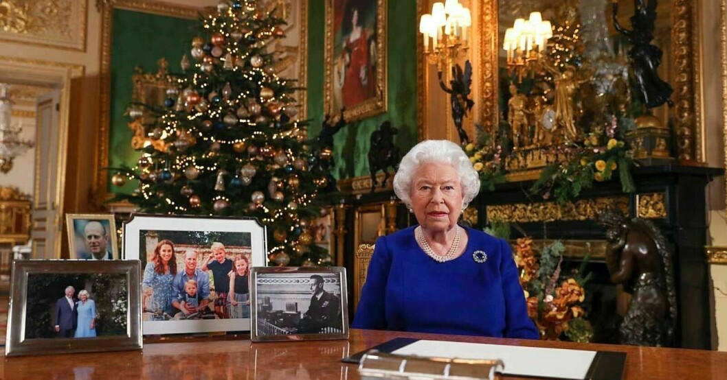Den ödesdigra bilden på Elizabeth, där hon utelämnat Harry och Meghan.