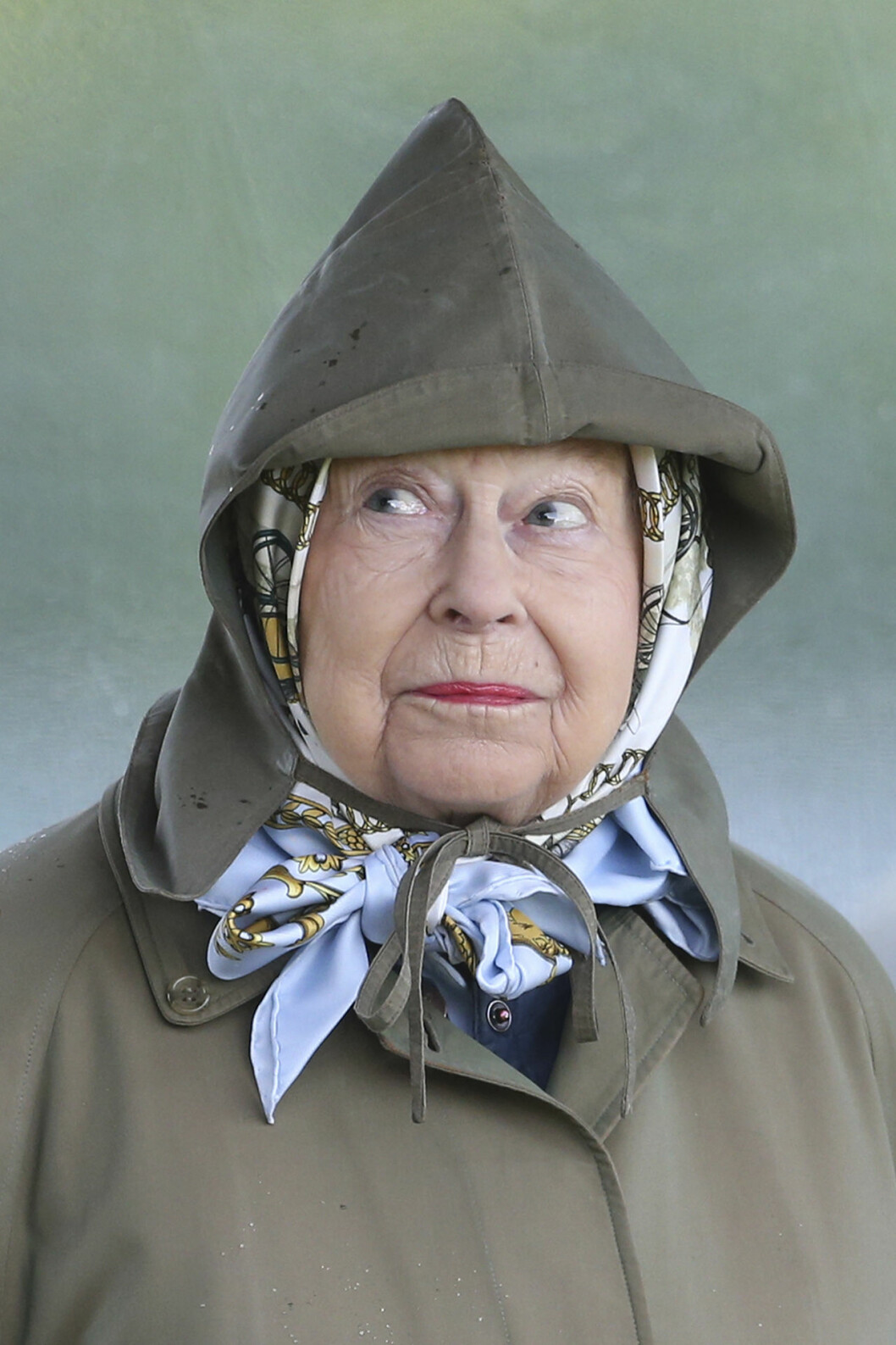 Drottning Elizabeth får gilla läget. Drottning Elizabeth.