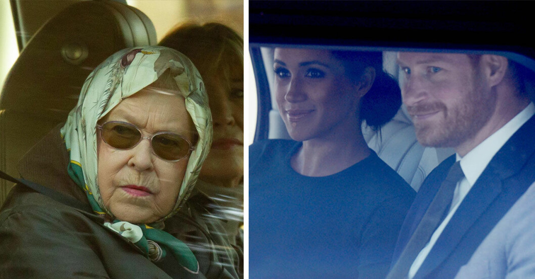 Elizabeth fick sig ett födelsedagssamtal från Meghan och Harry. Elizabeth fick sig ett födelsedagssamtal från Meghan och Harry.
