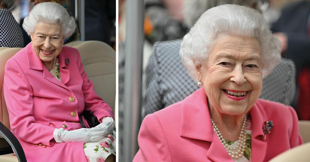 Drottning Elizabeth – lika glad som alltid!