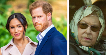 Drottning Elizabeth har tvingats ryta ifrån. Meghan Markle, prins Harry, drottning Elizabeth
